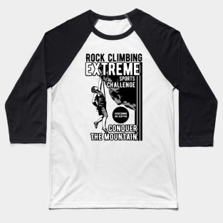 Rock Climbing Baseball T-Shirt